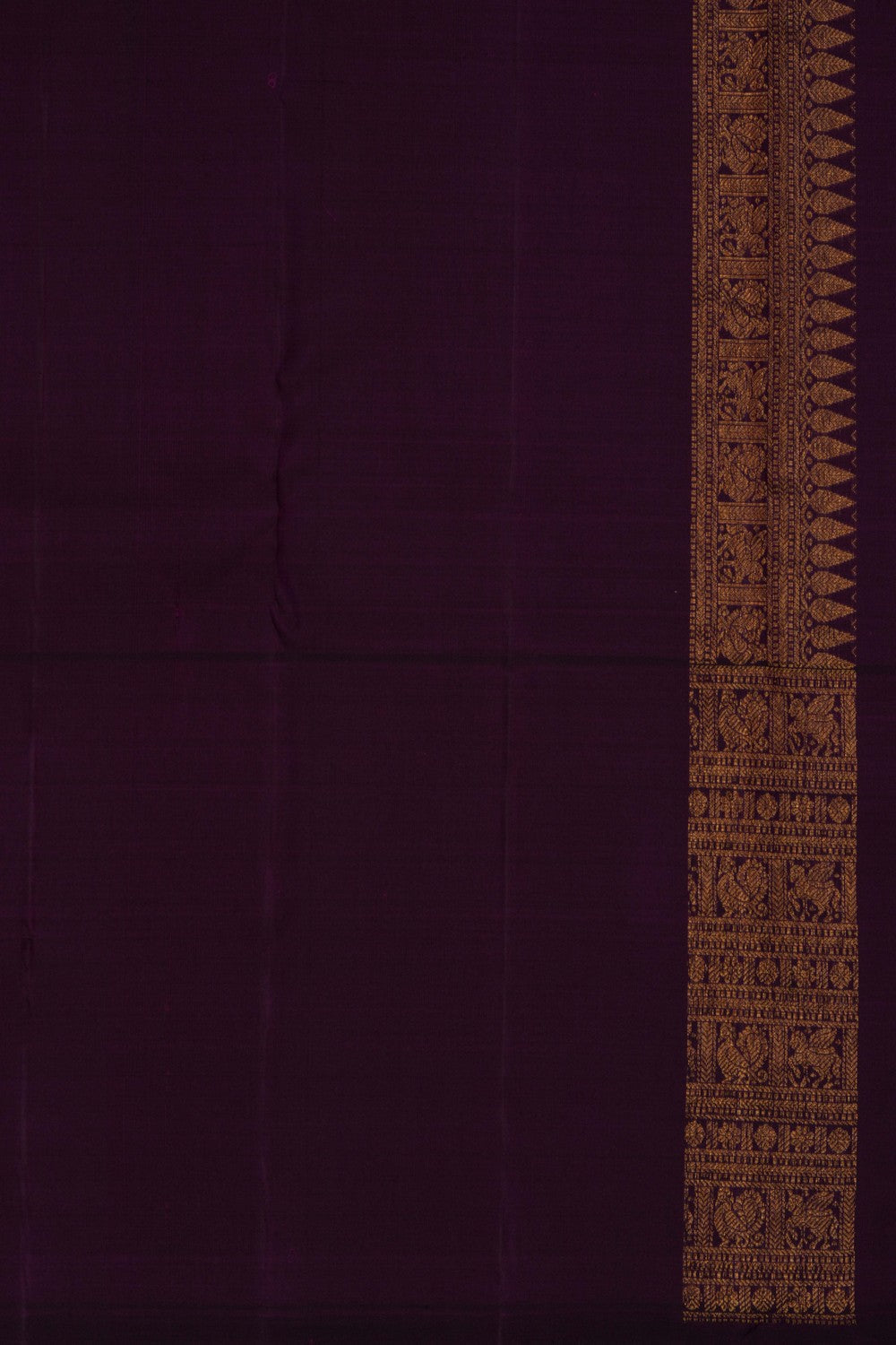 Image of Arani Silk Purple Saree